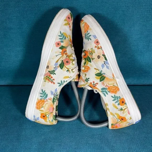 Size 6.5 - Women’s Keds x Rifle paper floral sneakers - Picture 5 of 10